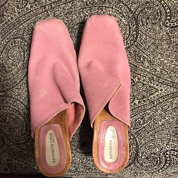 Rustic pink Kenneth Cole Clogs - Picture 2 of 3